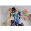 Image 4 : (8) Assorted Dolls - Mr. T., Flat of Misc. - Markers, Pencil Crayons