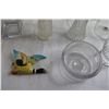Image 2 : (7) Glass Vases, Hurricane Glass, Misc.