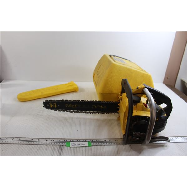 McCulloch Chainsaw - Untested