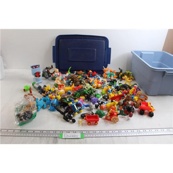 Assorted Kids Toys - Garfield, The Smurfs