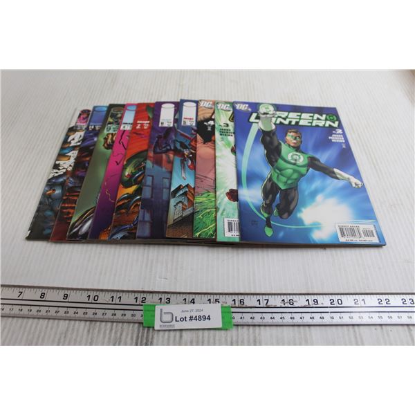 (10) Comics - Green Lantern, Cyber Force