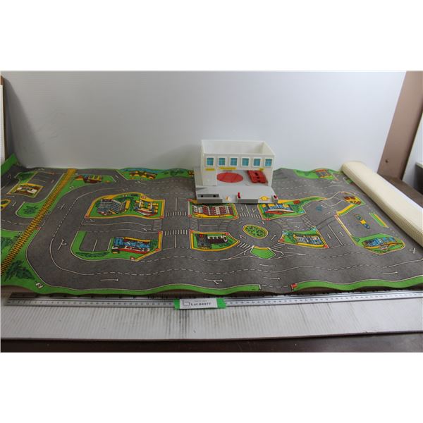 Child's Racing Play Mat and Play Set - Pen Marks