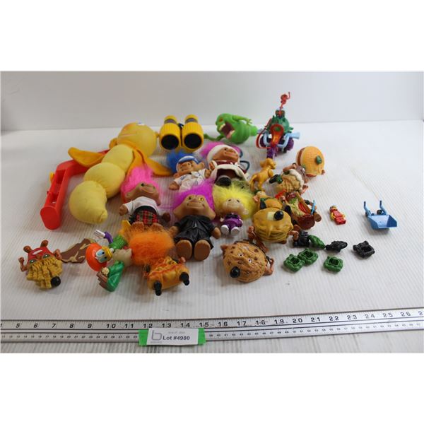 Assorted Kids Toys - Trolls, Ghostbusters