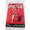 Image 2 : (2) Coca-Cola Signs - 8" x 12"