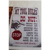 Image 3 : Guns & Roses with Korn and Tool Rules Signs - 8" x 12"