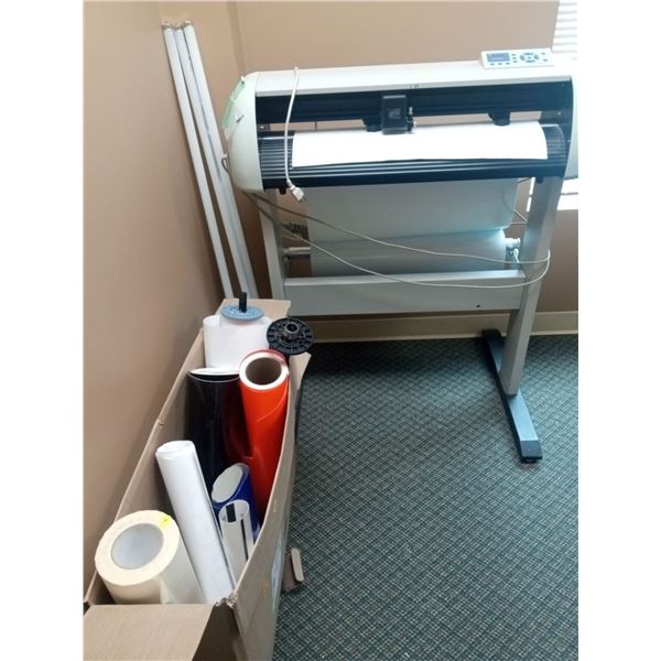 Creation Cutting Plotter P-Cut ser #204261 and Various Decal Materials