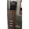 Image 1 : Upright 4 Drawer Cabinet with In/Out Boxes & Letter Sorter
