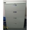 Image 1 : Heavy Duty Office File Cabinet 4 Drawer with Key 36Wx19Dx35H