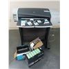 Image 1 : HP Designjet III with several replacement ink & 3 Boxes of Printer Parts