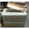 Image 1 : 2 Drawer File Cabinet 36Wx18Dx27H plus Shelf