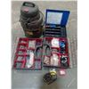 Image 1 : Variety of Bolts, Screws, Connectors in Cases plus Shopvac