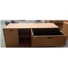 Image 2 : Long Wall Storage Deskmate Cabinet 2 File Drawers, 2 Cabinet Drawers 72Wx22Dx37H