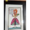 Image 4 : Pair of Humorous Message Needlepoint Wall Art 11Wx15 H