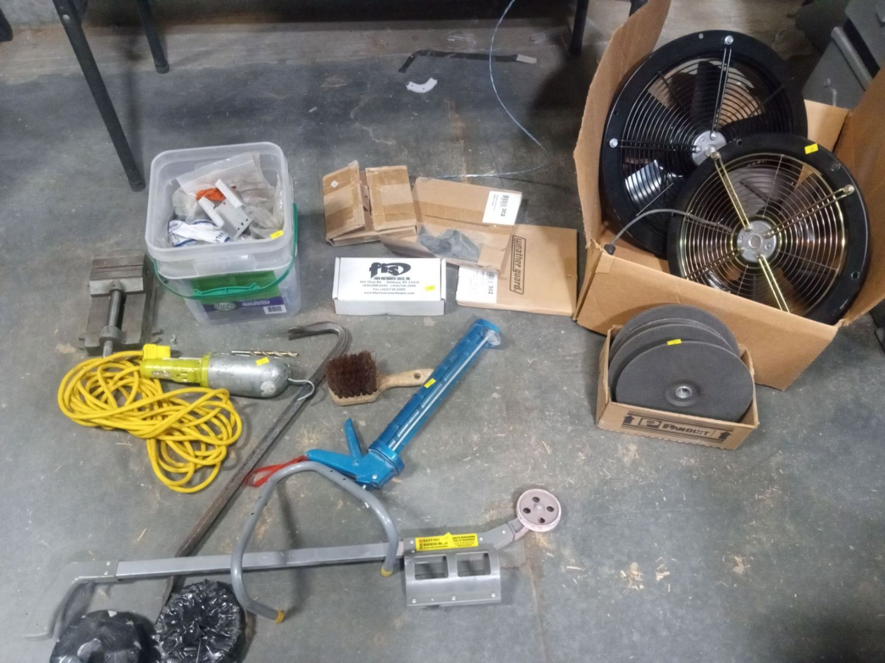 Hop Fans Tools 2 New Fans, Nuts & Bolts and a Variety of Tools - Beck Auctions Inc.