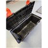 Image 4 : Large Black Plastic Tote | Hardware | Tool Box