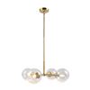 Image 1 : New | Pendant Lighting Fixture | 4 Lights | Dull Nickel Pewter | LL5032DN