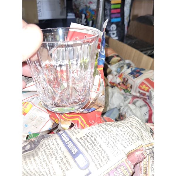 Box with Glass | Crystal | Stemware | 4 Different Styles | 5 Pieces of Each
