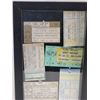 Image 2 : Vintage Concert Ticket Stubs in Frame