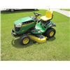 Image 1 : John Deere D155 Riding mower, 29.9 Hours showing, 48" cutting deck, New Battery, very little use