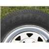 Image 8 : 2005 Snowbear Bumper hitch, Single Axel trailer with drop down ramp , two inch ball