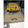 Image 1 : dewalt DW735 thickness planer 13 inch Mounted on wheelchair accessible stand