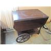 Image 1 : Tea serving cart - one leg needs repair