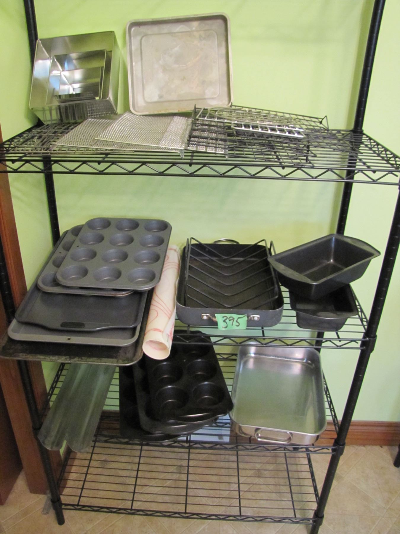 Baking Rack Notes Various baking trays , muffin tins , cooling racks, note wire shelving ...