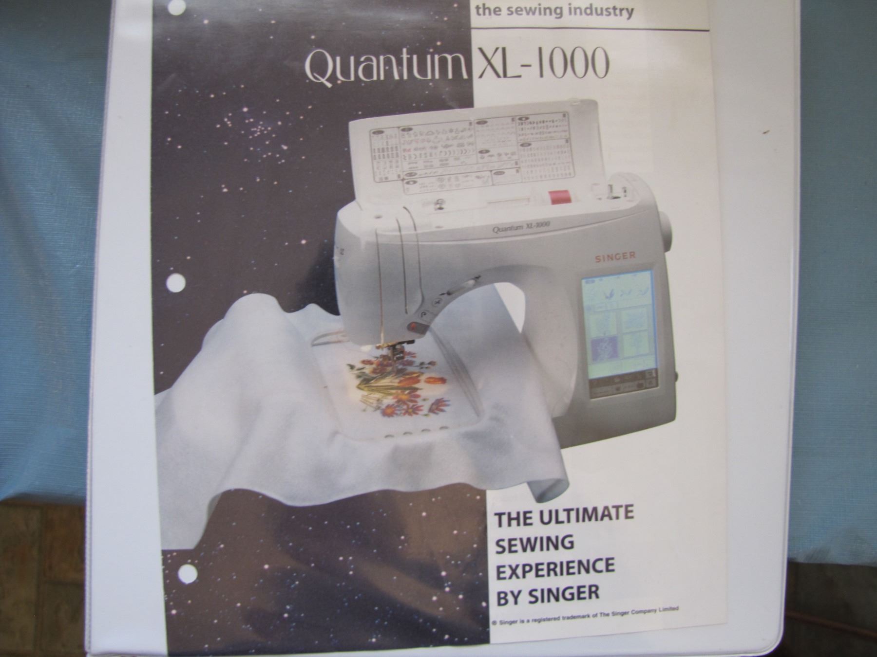 Singer Quantum XL1000 sewing machine