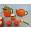 Image 4 : Vintage tomato style teapot , juicer , salt and pepper shakers , etcetera