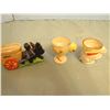 Image 6 : Vintage egg cups and ashtray , all made in Japan