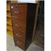 Image 2 : wood 4 drawer legal size filing cabinet