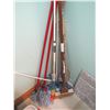 Image 1 : Mops, mop pail, plastic step stool,