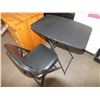 Image 1 : Small Fold Up Desk w/ Folding Chair