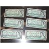 Image 1 : 6 Canadian 1 Dollar Bills