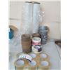 Image 1 : LOT DE TAPE ET PLASTIQUE ASSORTIS