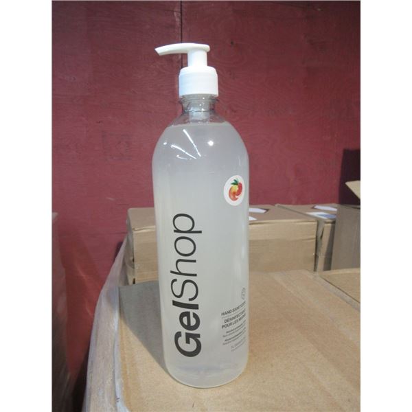 CAISSE DE 12 DÉSINFECTANT POUR LES MAINS GELSHOP 1L
