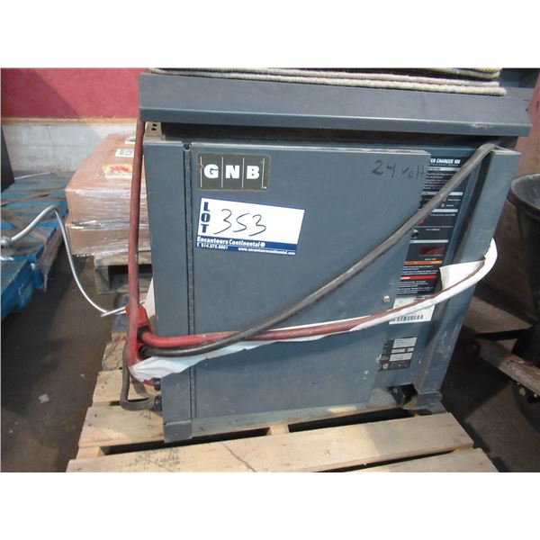 CHARGEUR A BATTERIE GNB 24 VOLTS, 240/480V