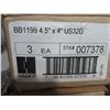 Image 2 : ENS. DE 3 CHARNIÈRES HAGER 4.5" X 4"