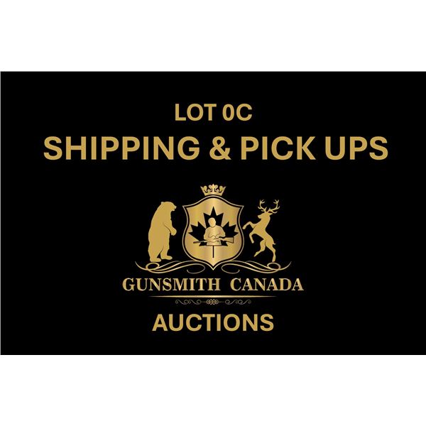 0C - Shipping & Pick Ups