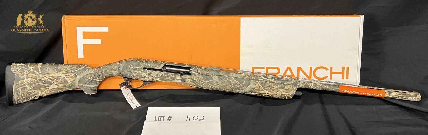 FRANCHI, AFFINITY 3.5, 12GA SEMI-AUTOMATIC SHOTGUN, MAX 7 CAMO, 28 ...