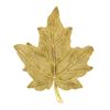 Vintage Tiffany & Co 18k Yellow Gold Hand Etched Realistic Maple Leaf Pin Brooch
