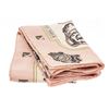 Image 1 : Hermes Pink White Print Silk Scarf