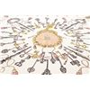 Image 2 : Hermes Pink White Print Silk Scarf