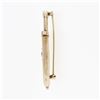 Image 6 : Early Victorian 14k Gold Emerald Mine Diamond Sword Cigar Cutter Brooch Pin