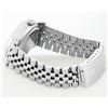 Image 9 : Rolex Mens Stainless Steel Silver Index 18K White Gold Diamond & Emerald Bezel 3