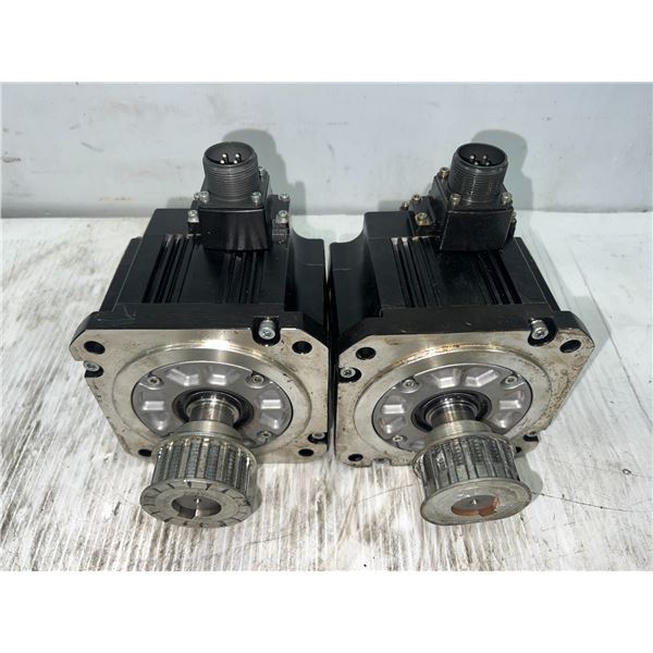 (2) Mitsubishi #HF104S AC Servo Motors
