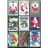 Image 1 : 9 NHL Detroit Red Wings Insert Cards