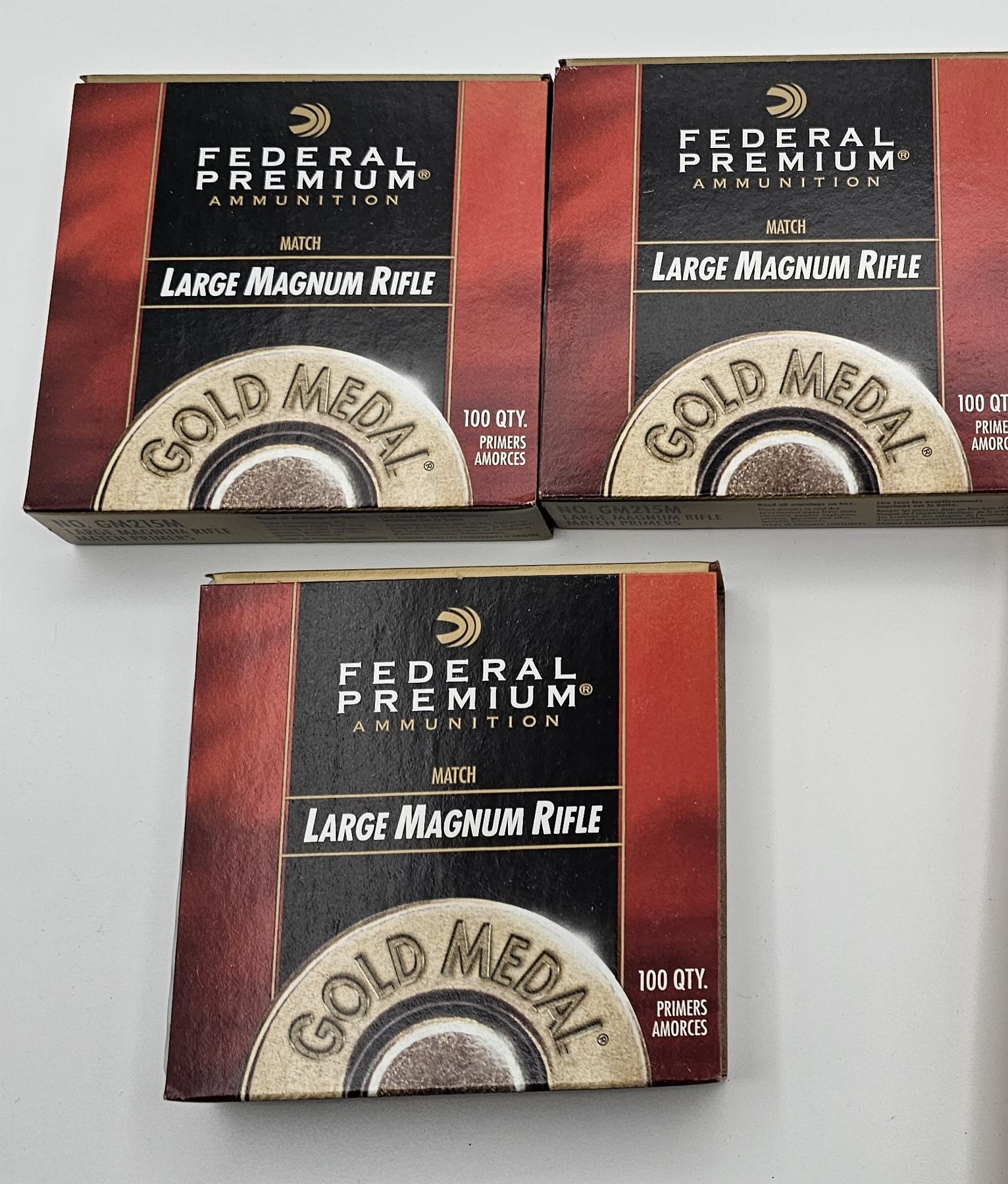 300 Federal Gold Medal Match Large Magnum Rifle Primers