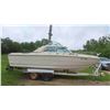 Image 1 : Sea Ray 22' Cabin Cruiser with 351 Merc Inboard, Has Canopy & Trailer (Trailer Has TOD) - Serial#