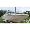 Image 2 : Sea Ray 22' Cabin Cruiser with 351 Merc Inboard, Has Canopy & Trailer (Trailer Has TOD) - Serial#